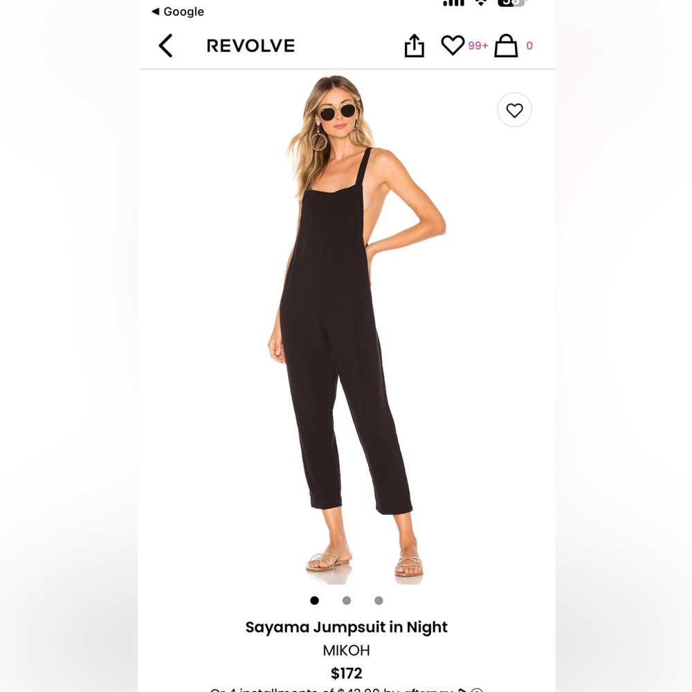 Revolve Mikoh Sayama jumpsuit cover up